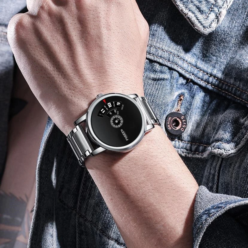 Най-добрите Маркови луксозни мъжки часовник от неръждаема Стомана, Кварцов часовник за мъже, Модни Армейските водоустойчив мъжки часовник Relogio Masculino