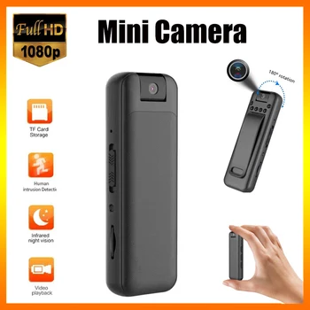 Мини Камера 1080P Full HD видео Рекордер Micro Body Камери Запис за Нощно Виждане Smart Home Camera
